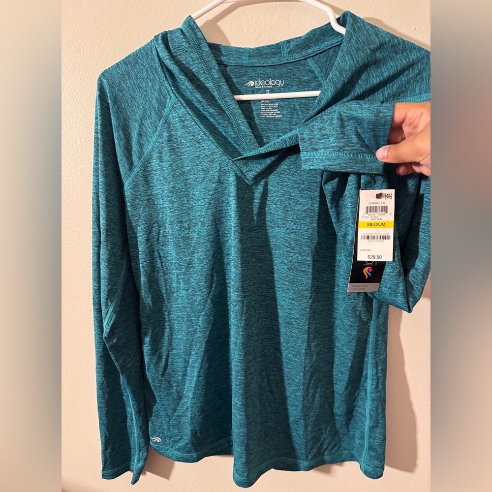 Ideology Turquoise Hoodie